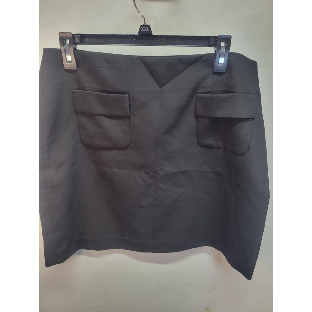 Nwt LOFT Petites‎ Skirt, Black Mini with Pockets, Business Casual, 12P